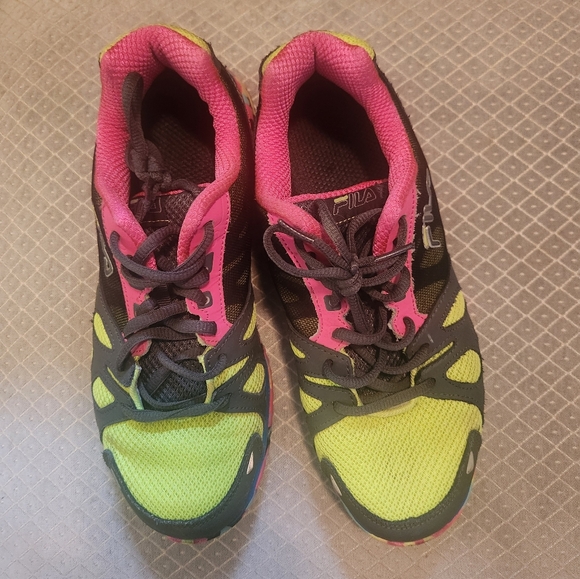 FILA Womens Shadow Sprinter Running Shoes Sneakers Training Athletic Pink 8.5 - Picture 1 of 5